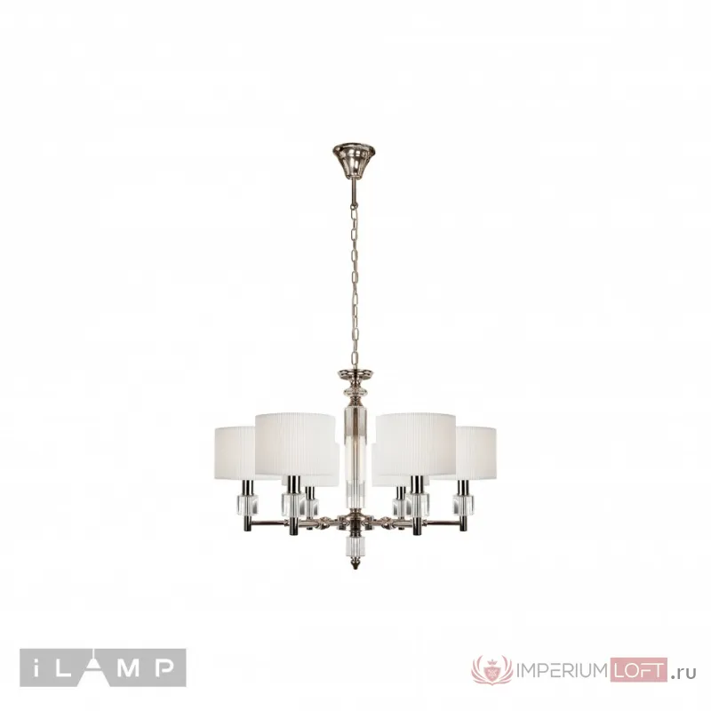 Подвесная люстра iLamp Alexa P2404-6 Nickel от ImperiumLoft