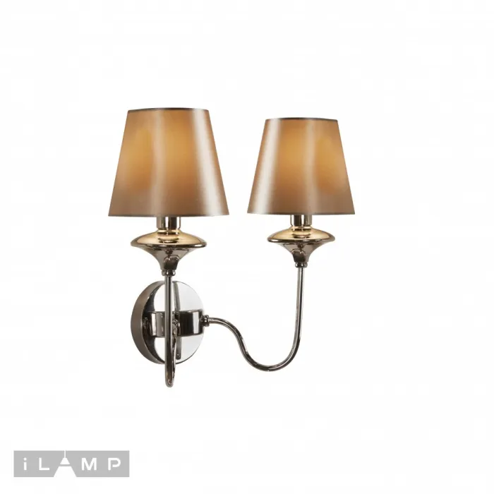 Настенный светильник iLamp Rolling W2406-2 Nickel от ImperiumLoft