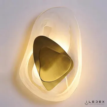 Настенный светильник iLedex SILK F096-9W-3000K BRASS&WHITE Настенный светильник iLedex SILK F096-9W-3000K BRASS&WHITE