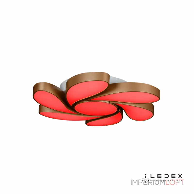 Потолочная люстра iLedex Flower 72W Золотая Потолочная люстра iLedex Flower 72W Золотая