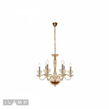 Подвесная люстра iLamp Mercury P9448-6 Gold от ImperiumLoft