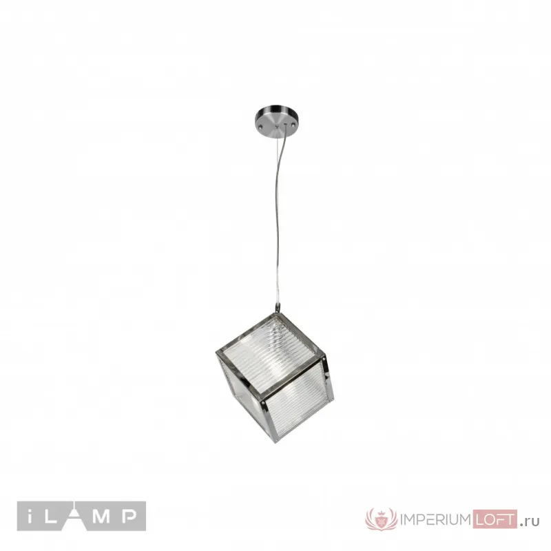 Подвесной светильник iLamp Square 8970-1A Хром от ImperiumLoft