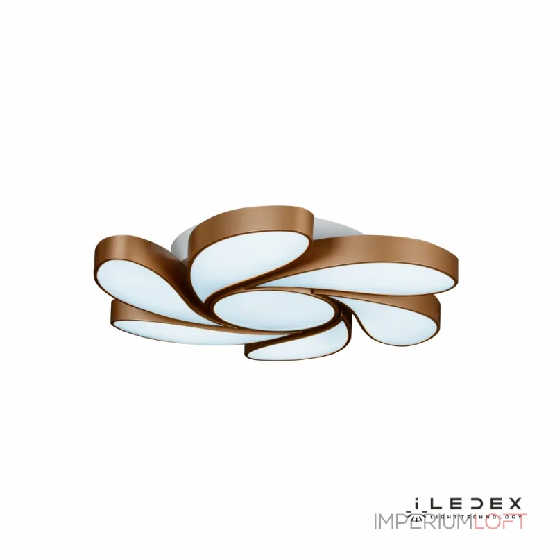 Потолочная люстра iLedex Flower 72W Золотая Потолочная люстра iLedex Flower 72W Золотая