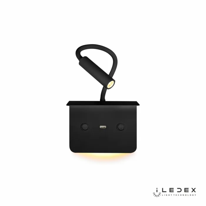 Настенный светильник iLedex Support 7031C Чёрный от ImperiumLoft