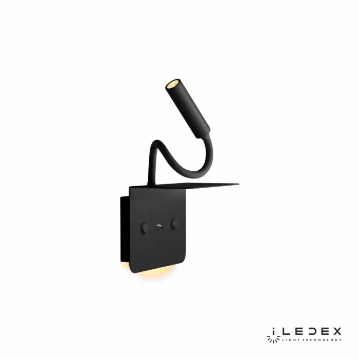Настенный светильник iLedex Support 7031C Чёрный от ImperiumLoft