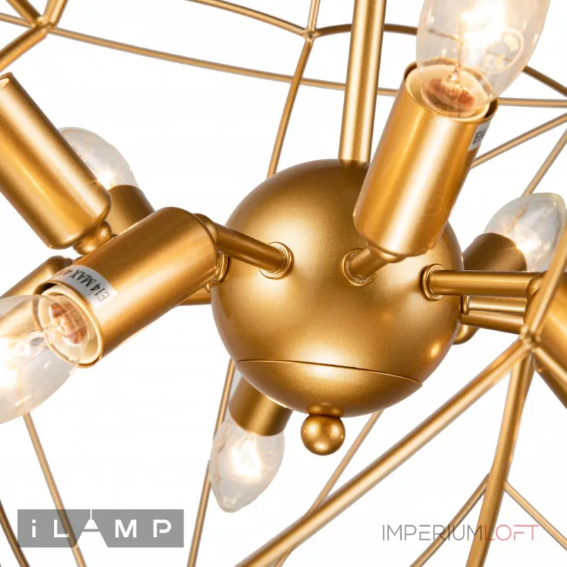 Подвесная люстра iLamp Element 8777-800 GOLD Подвесная люстра iLamp Element 8777-800 GOLD