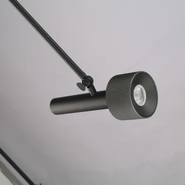 Светильник потолочный iLEDEX Delta 2361-1 BK+GRP от ImperiumLoft