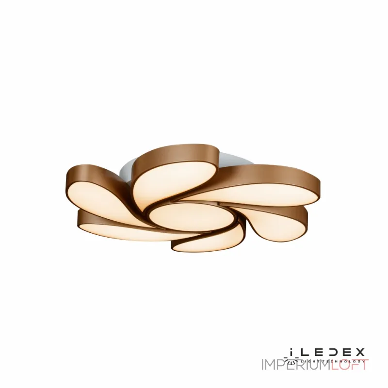 Потолочная люстра iLedex Flower 72W Золотая Потолочная люстра iLedex Flower 72W Золотая