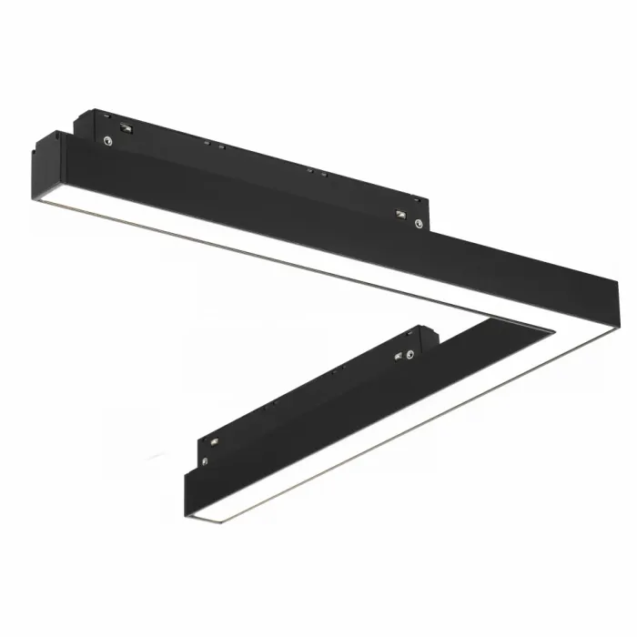 Светильник трековый магнитный угловой iLEDEX TECHNICAL VISION 4822-013-L320-16W-110DG-3000K-BK от ImperiumLoft