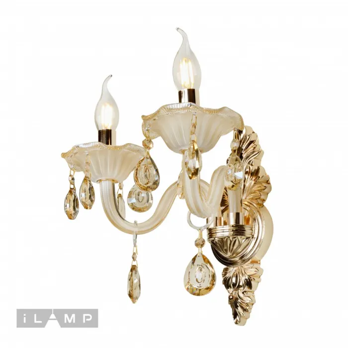 Настенный светильник iLamp Asia 81072-2 Белый от ImperiumLoft