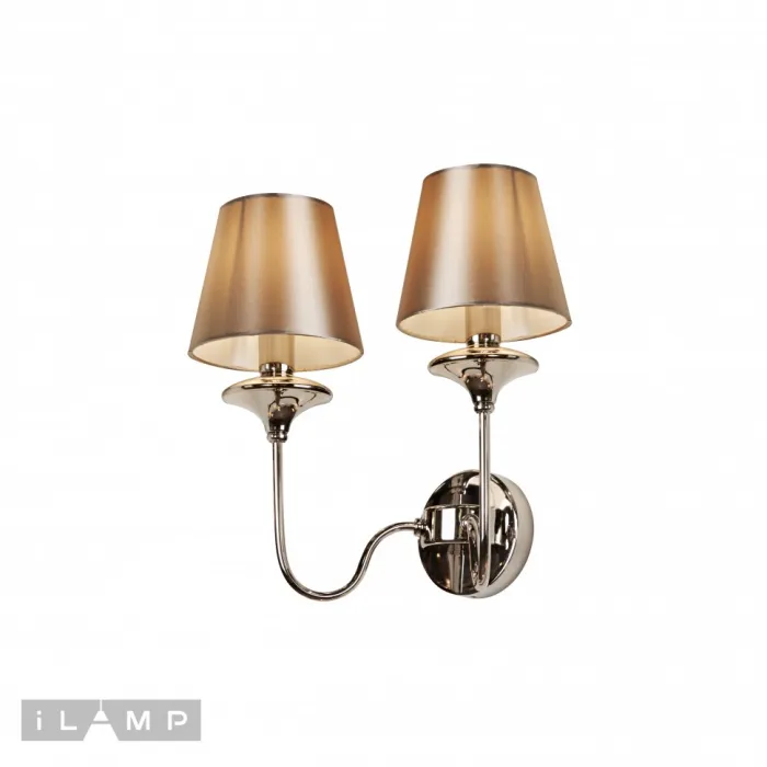 Настенный светильник iLamp Rolling W2406-2 Nickel от ImperiumLoft