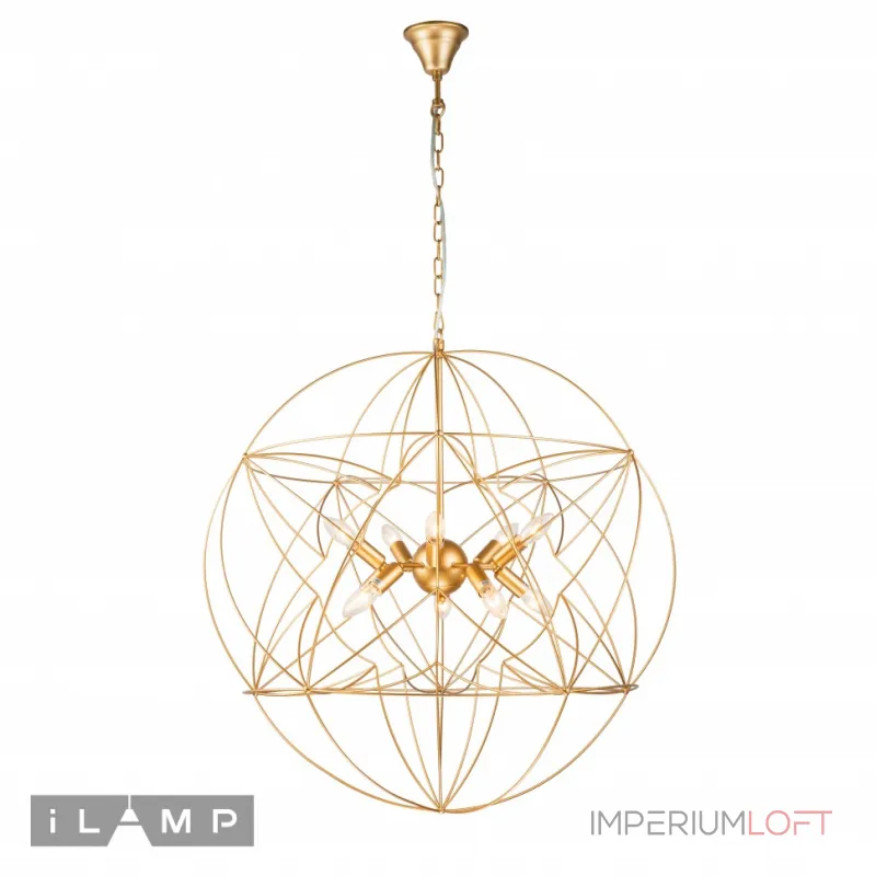 Подвесная люстра iLamp Element 8777-800 GOLD Подвесная люстра iLamp Element 8777-800 GOLD