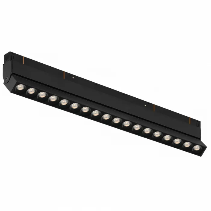 Светильник трековый магнитный поворотный iLEDEX TECHNICAL VISION 4822-003-L350-18W-38DG-3000K-BK от ImperiumLoft