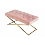 Банкетка ArtHomeDecor Cross ID-78 GL Pink