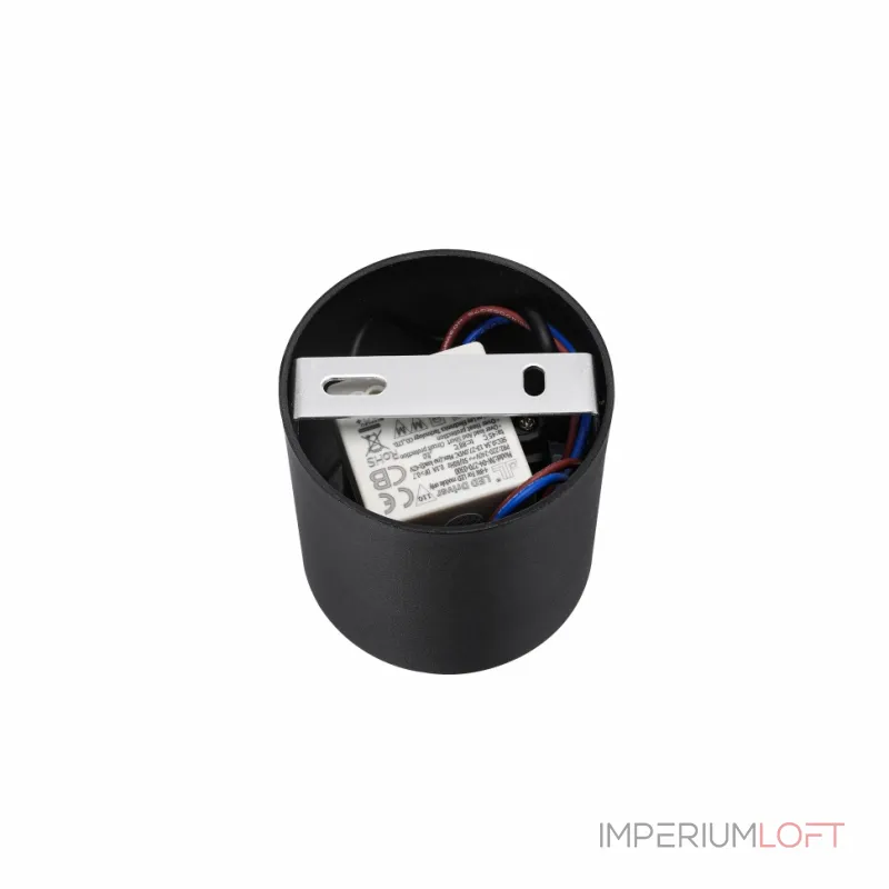 Светильник накладной iLEDEX Metrica 108-7W-D80-3000K-24DG-BK