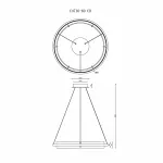Подвесная люстра iLEDEX Meridian C4716-60 CR