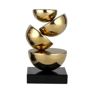 Подсвечник iLedex FRAGMENT 6933 S GOLD & BLACK