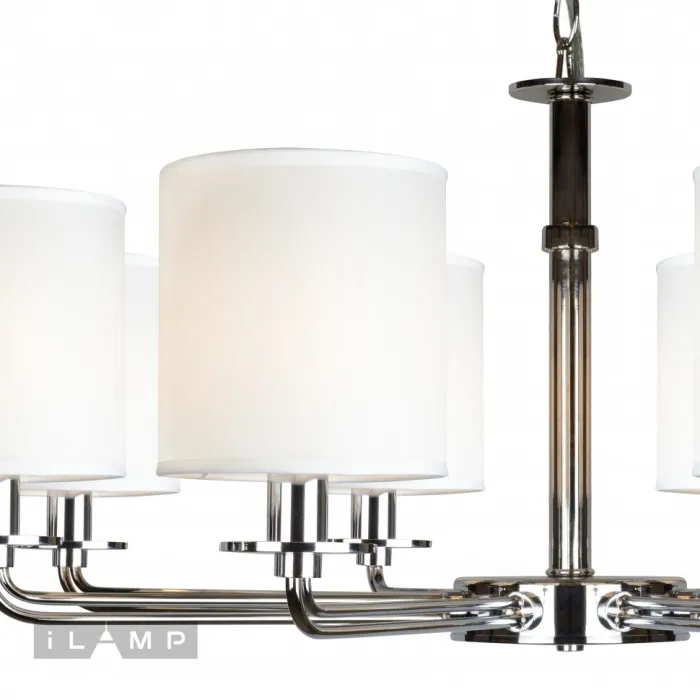 Подвесная люстра iLamp Joy RM003/8 Хром от ImperiumLoft