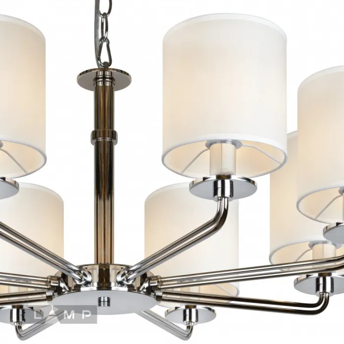 Подвесная люстра iLamp Joy RM003/8 Хром от ImperiumLoft