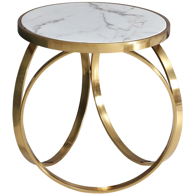 Журнальный столик ArtHomeDecor Baly ID 310-500x500 GL/WtM Журнальный столик ArtHomeDecor Baly ID 310-500x500 GL/WtM