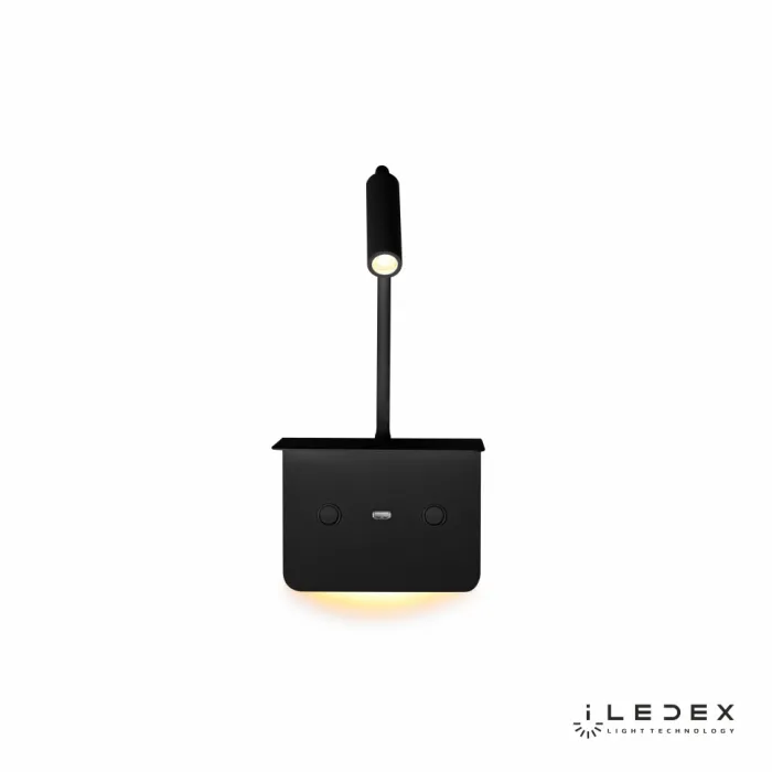 Настенный светильник iLedex Support 7031C Чёрный от ImperiumLoft