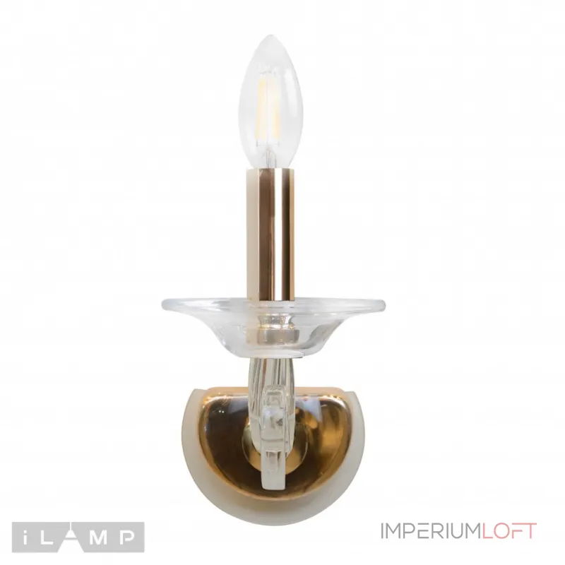 Настенный светильник iLamp King W9372-1 Золотой