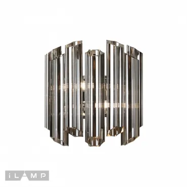 Настенный светильник iLamp Destiny MB0267-2B CHROME+SMOKY GRAY от ImperiumLoft