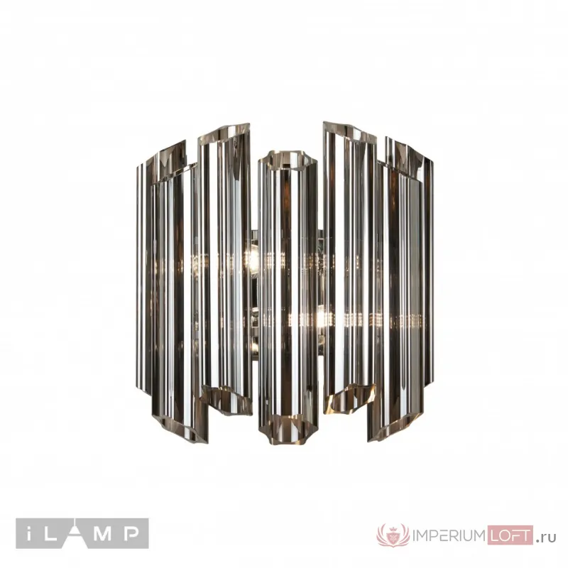 Настенный светильник iLamp Destiny MB0267-2B CHROME+SMOKY GRAY от ImperiumLoft