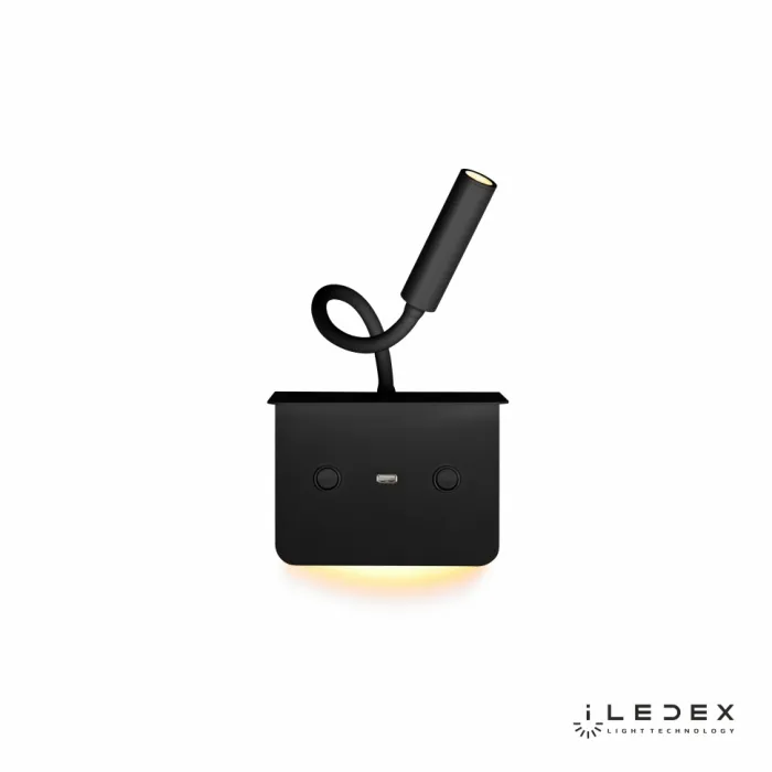 Настенный светильник iLedex Support 7031C Чёрный от ImperiumLoft