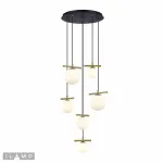 Подвесной светильник iLamp Golden 2134-6D BR+MBK