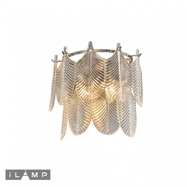 Настенный светильник iLamp ORO W2544-2 NICKEL от ImperiumLoft