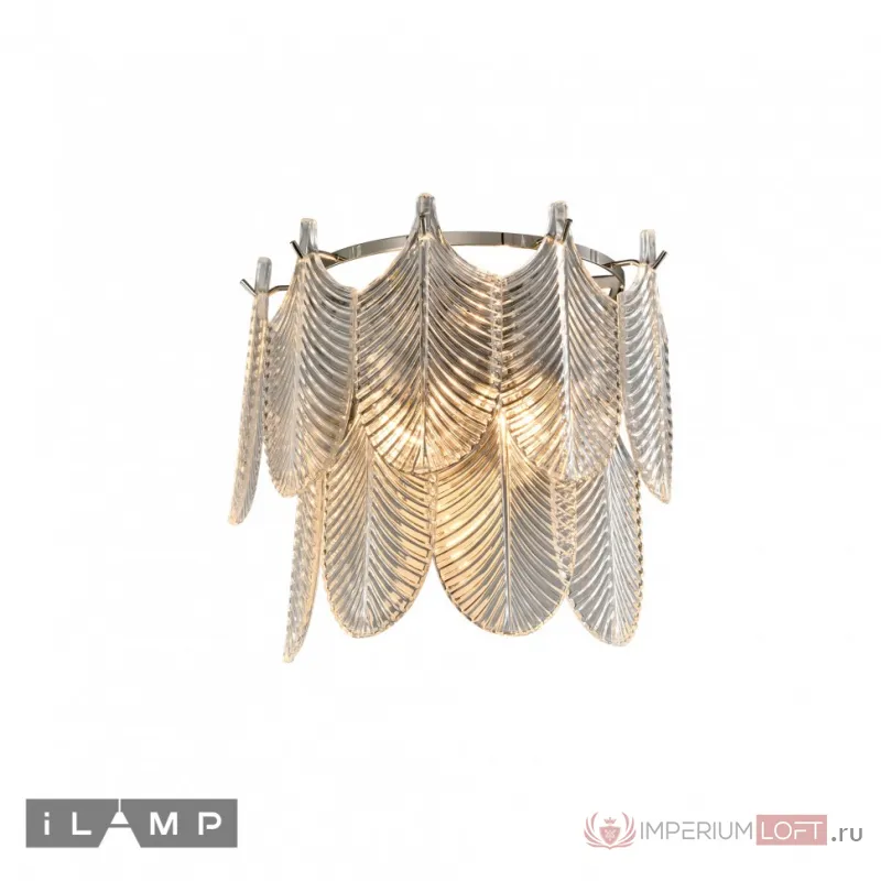 Настенный светильник iLamp ORO W2544-2 NICKEL от ImperiumLoft