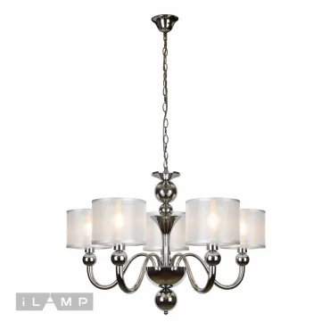 Подвесная люстра iLamp Spring RM1690/5 Хром от ImperiumLoft