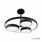 Потолочный светильник iLedex Demure 9123-1070-X-T 230W Матовый Чёрный