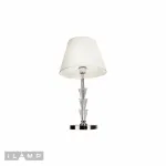 Настольная лампа iLamp Alesti T2424-1 Nickel