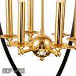 Подвесная люстра iLamp Element 9977-800 GOLD&BLACK от ImperiumLoft
