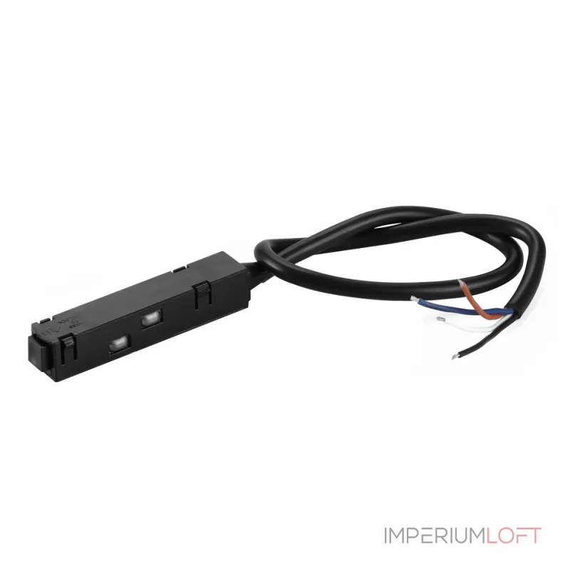Ввод питания для магнитного шинопровода iLEDEX TECHNICAL VISION POWER INN 4822-L2000-BK