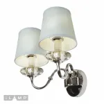 Настенный светильник iLamp Dolce Vita W2345-2 Никель+голубой от ImperiumLoft