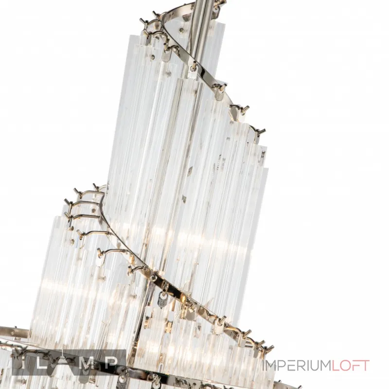 Подвесная люстра iLamp Manhattan 051D-11 Nickel Подвесная люстра iLamp Manhattan 051D-11 Nickel