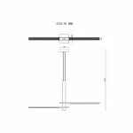 Светильник подвесной iLEDEX Vision 4722-97 MBK от ImperiumLoft
