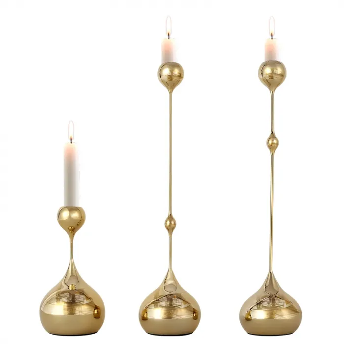 Подсвечник iLedex DROP 6916 L Gold от ImperiumLoft