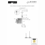 Светильник подвесной iLamp Qeens P9574-6 CR+CL от ImperiumLoft
