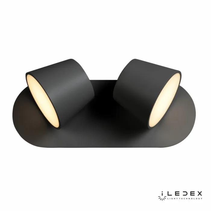 Настенный светильник iLedex Flexin W1118-2AS 3000K Чёрный от ImperiumLoft
