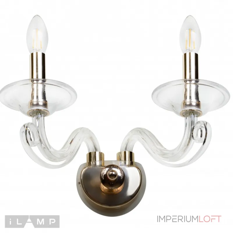 Настенный светильник iLamp King W9372-2 Золотой