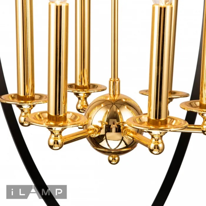 Подвесная люстра iLamp Element 9977-800 GOLD&BLACK от ImperiumLoft