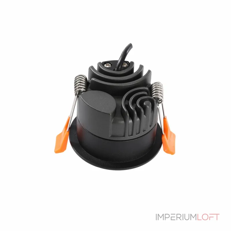 Светильник встраиваемый iLedex Mars DIM 107-7W-D64-4000K-24DG-BK