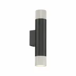 Светильник настенный iLEDEX Delta 2365-2 BK+SL от ImperiumLoft