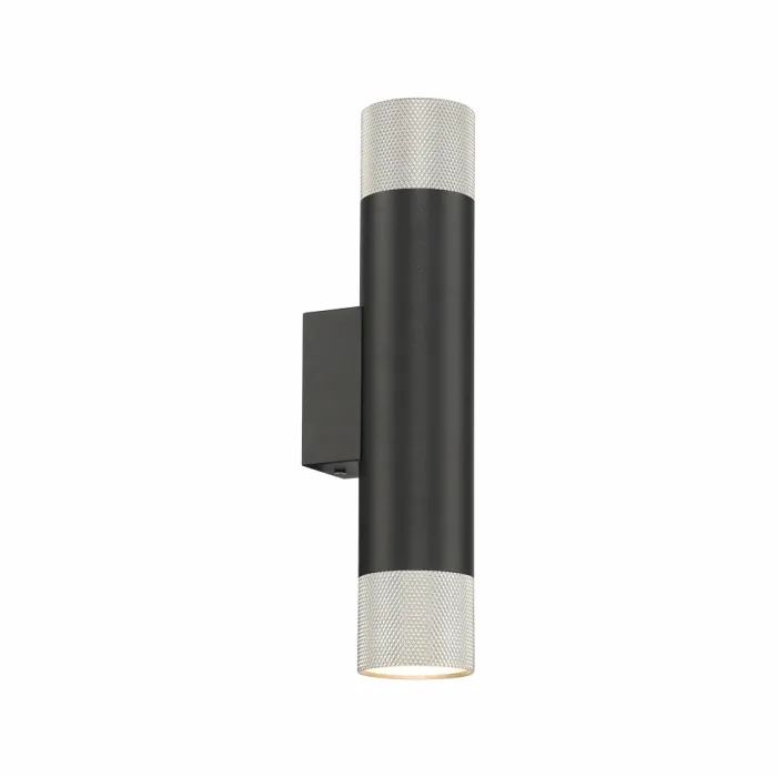 Светильник настенный iLEDEX Delta 2365-2 BK+SL от ImperiumLoft