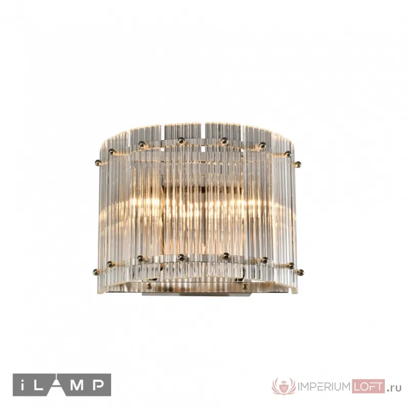 Настенный светильник iLamp SILVERSTONE W9503-2 NICKEL от ImperiumLoft