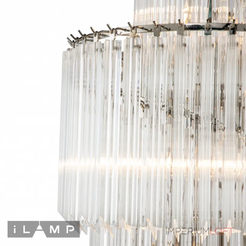 Подвесная люстра iLamp Manhattan 051D-11 Nickel Подвесная люстра iLamp Manhattan 051D-11 Nickel